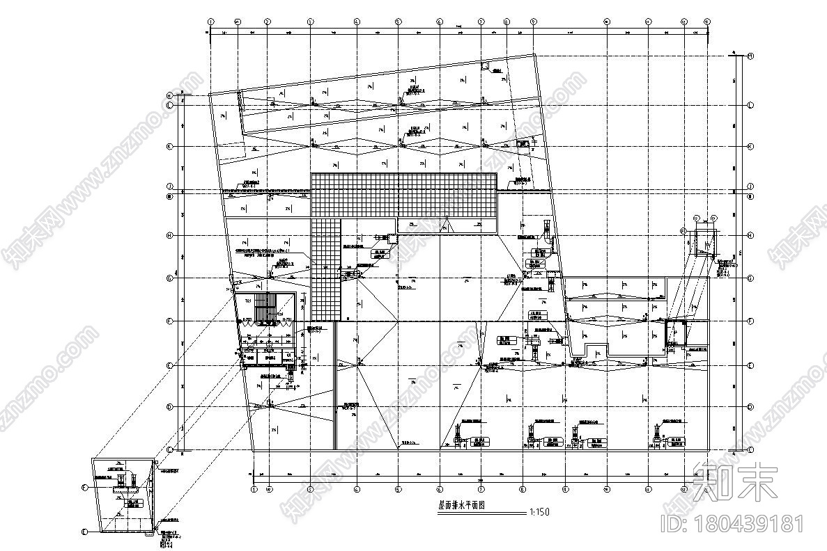 [宁夏]七层框架结构国际商业广场建筑施工图（含效果图）cad施工图下载【ID:151453197】