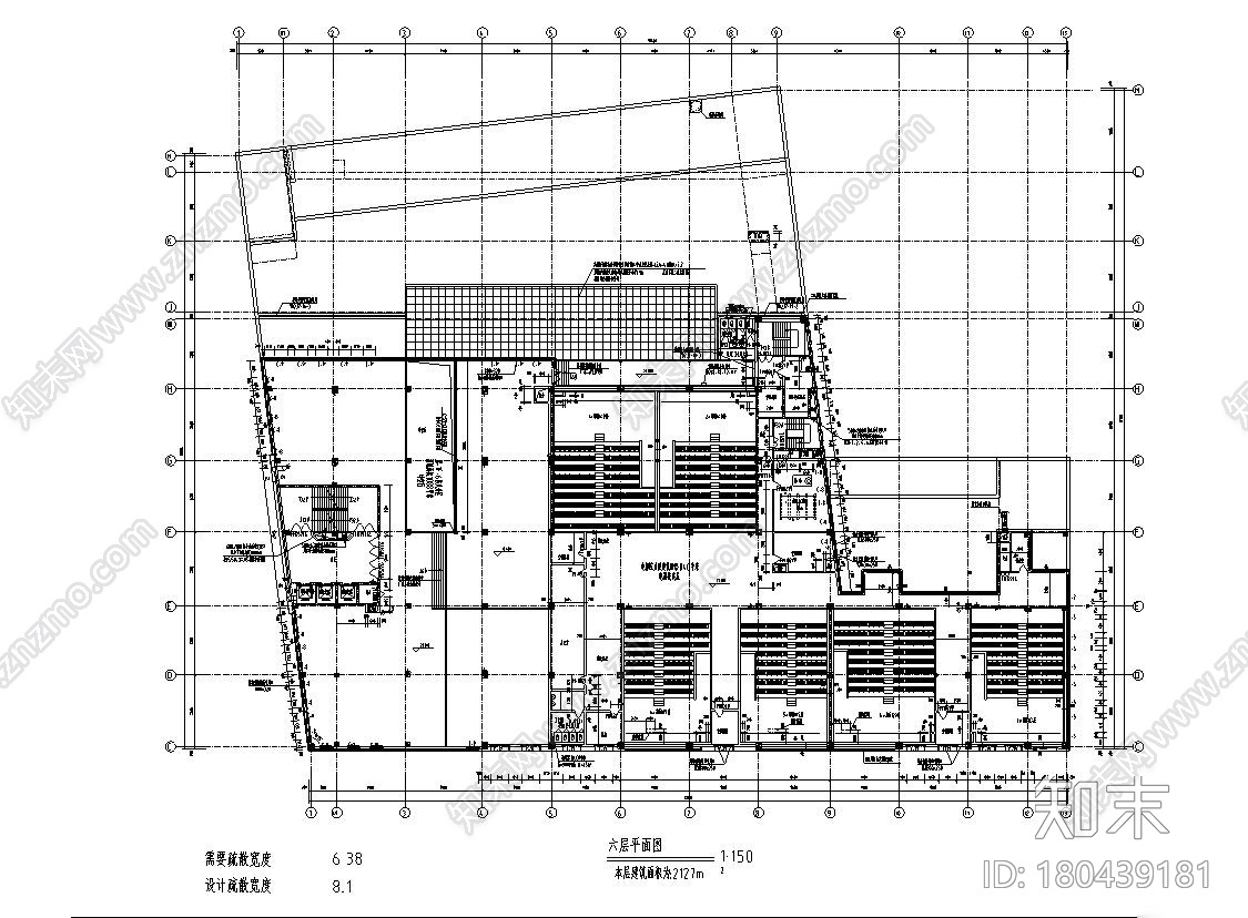 [宁夏]七层框架结构国际商业广场建筑施工图（含效果图）cad施工图下载【ID:151453197】