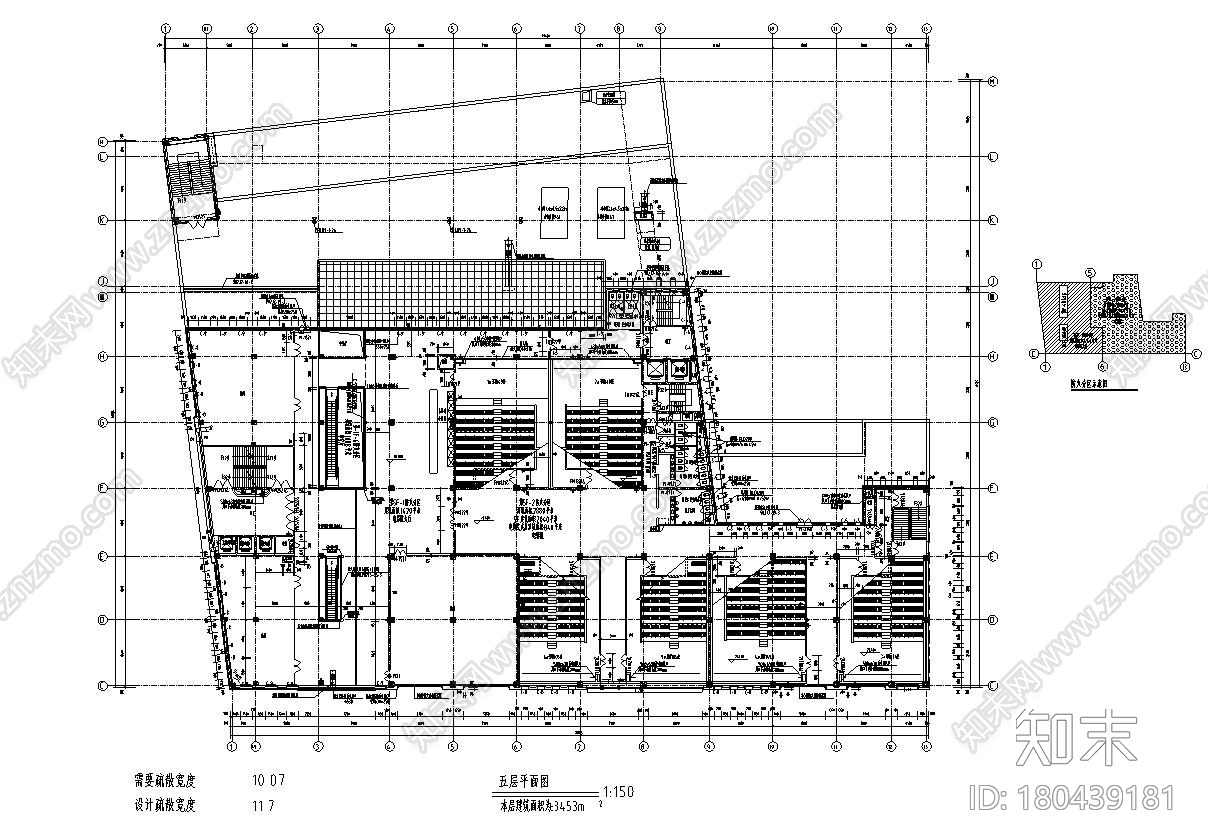 [宁夏]七层框架结构国际商业广场建筑施工图（含效果图）cad施工图下载【ID:151453197】