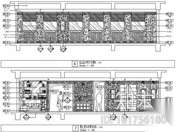 [四川]建筑工程公司时尚现代办公室精装修室内设计施工图...施工图下载【ID:161756180】