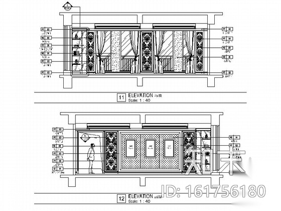 [四川]建筑工程公司时尚现代办公室精装修室内设计施工图...施工图下载【ID:161756180】