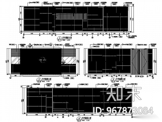 国际经济贸易仲裁委员某分会办公空间室内装修图施工图下载【ID:967873084】