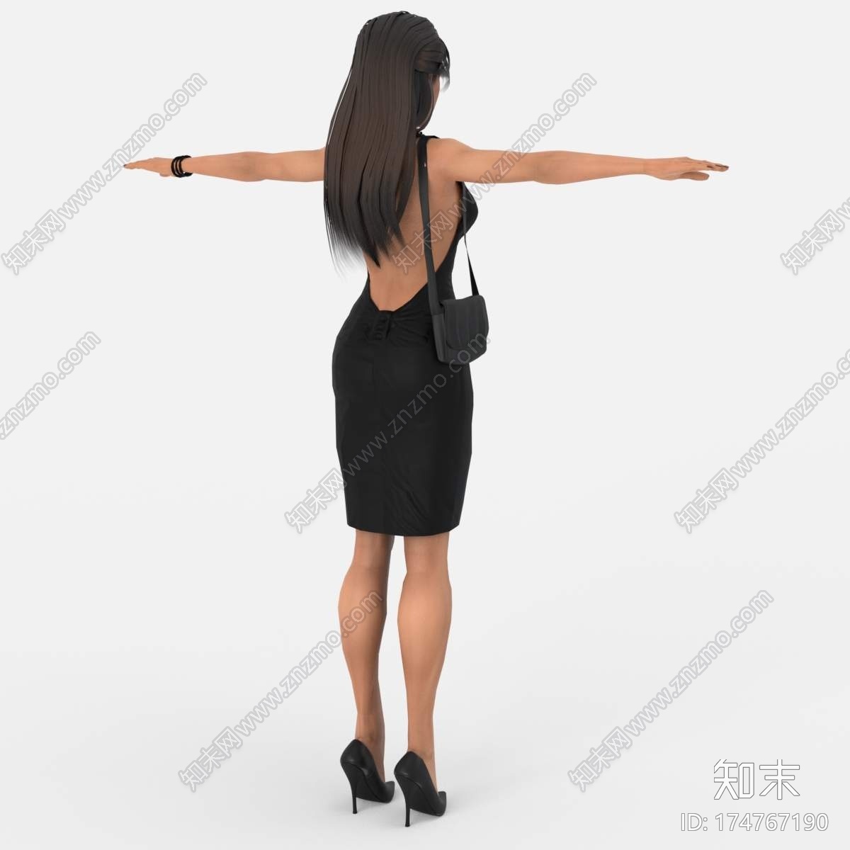 《古墓丽影传奇》中的劳拉·克罗夫特(派对礼服)3DCG模型下载【ID:174767190】