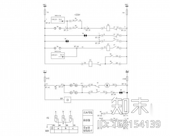 10KV高压柜电气控制原理图汇总cad施工图下载【ID:168154139】