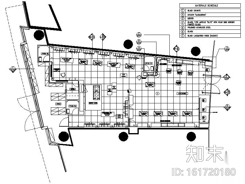 [台北]某品牌服饰室内专卖店装修图施工图下载【ID:161720180】