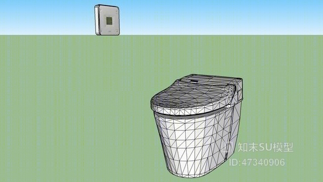 TOTO坐便器SU模型下载【ID:717718192】