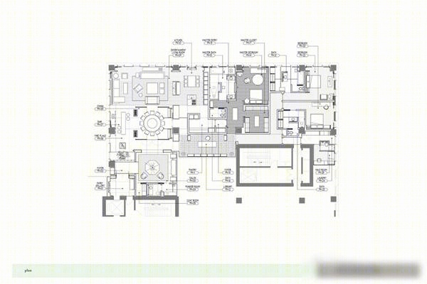 季裕堂--北京moma-BC酒店公馆(CAD施工图纸)施工图下载【ID:66988860】