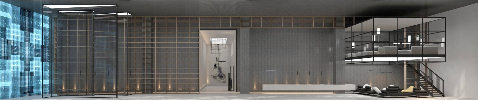 万科办公室CAD及效果图施工图下载【ID:66974692】