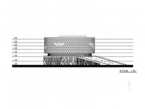 [武汉]大型现代图文信息中心建筑设计方案扩初（知名设计...cad施工图下载【ID:166432138】