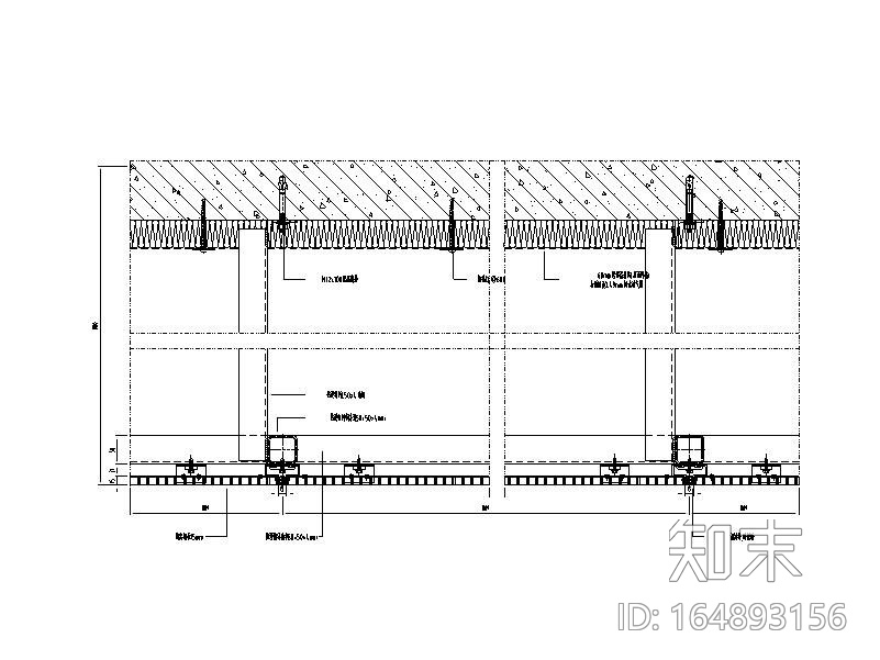铝板吊顶系统标准图施工图下载【ID:164893156】