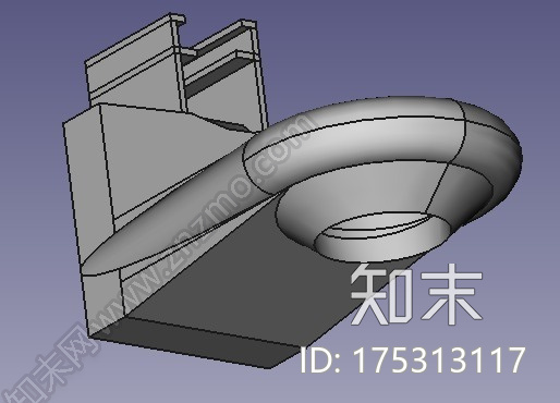 宇宙飞船式的风扇导流管3d打印模型下载【ID:175313117】