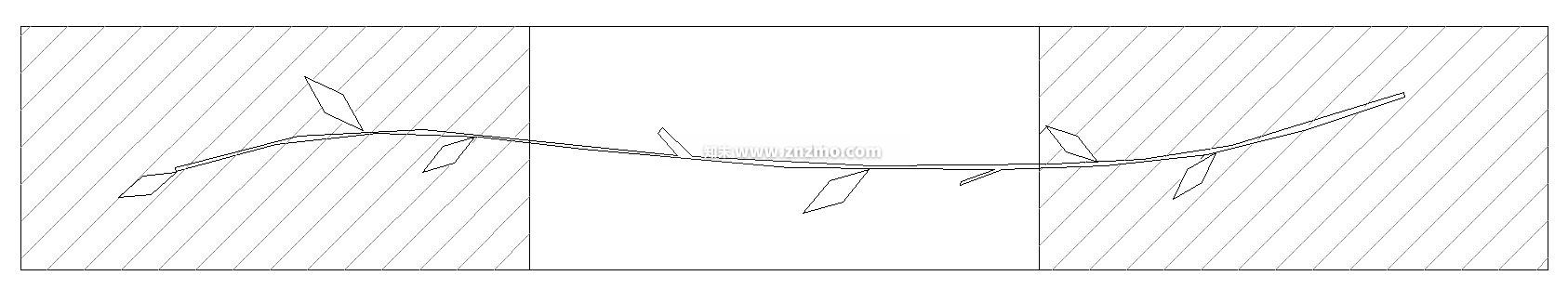 挂画cad施工图下载【ID:178036115】