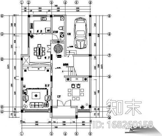 一套中式风格两层别墅施工图施工图下载【ID:168260158】