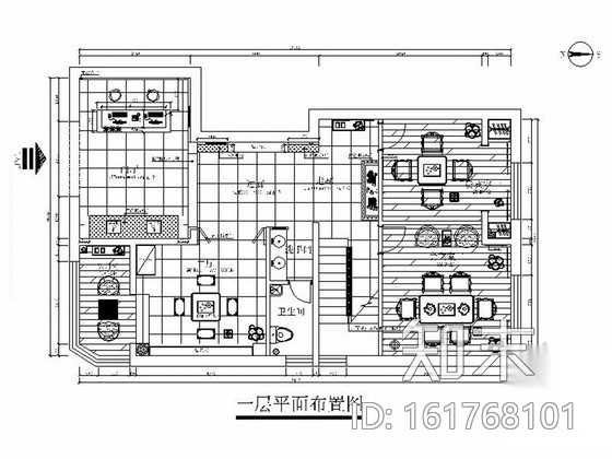 精品新中式茶楼室内设计装修施工图cad施工图下载【ID:161768101】