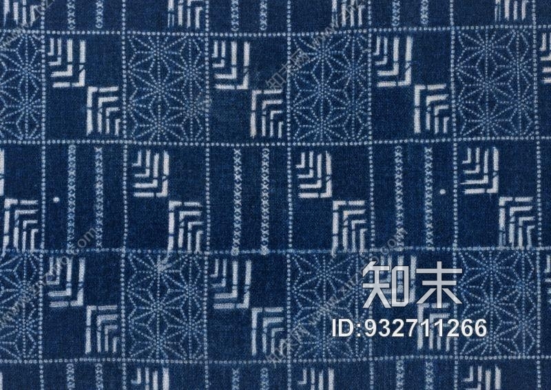 布纹-蓝色布艺贴图下载【ID:932711266】