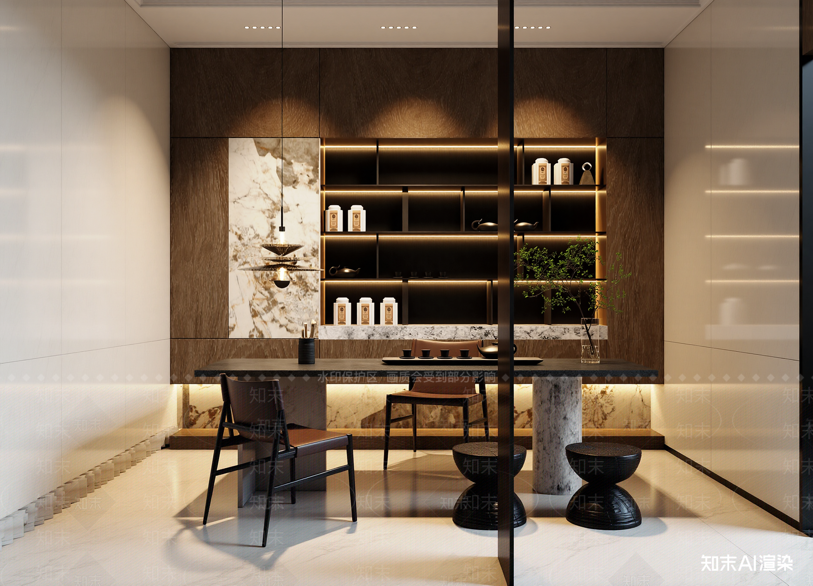 茶馆3D模型下载【ID:1214095708】