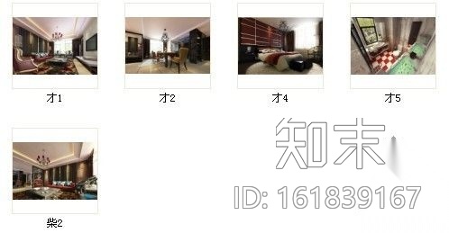 西海岸三室两厅家装设计施工图（含效果图）cad施工图下载【ID:161839167】