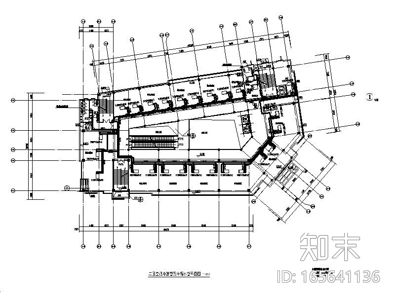 江苏商业楼暖通施工图（建筑结构水暖电）施工图下载【ID:165641136】