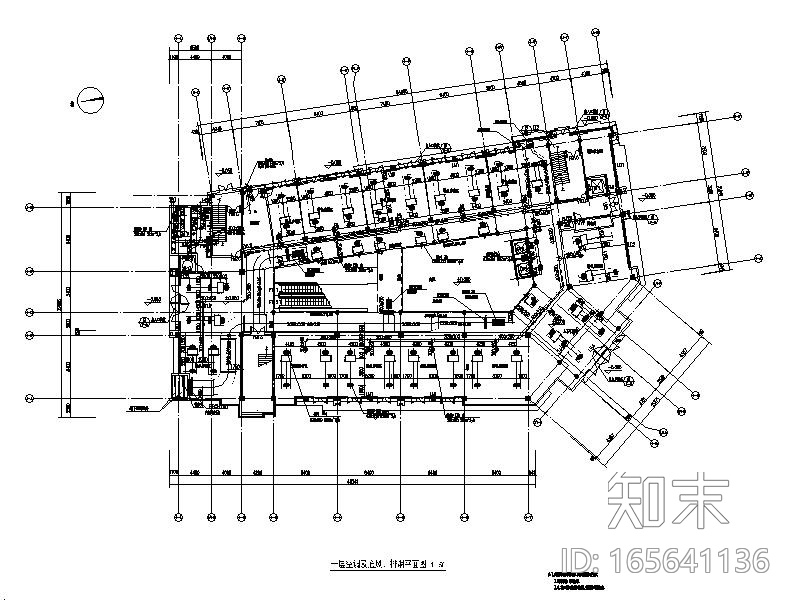 江苏商业楼暖通施工图（建筑结构水暖电）施工图下载【ID:165641136】