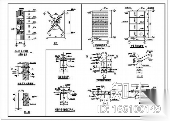 某原结构新增钢楼梯设计图施工图下载【ID:166100149】