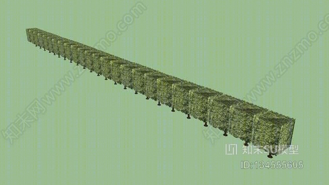 阿玛利花园-东北部的树木SU模型下载【ID:134555605】