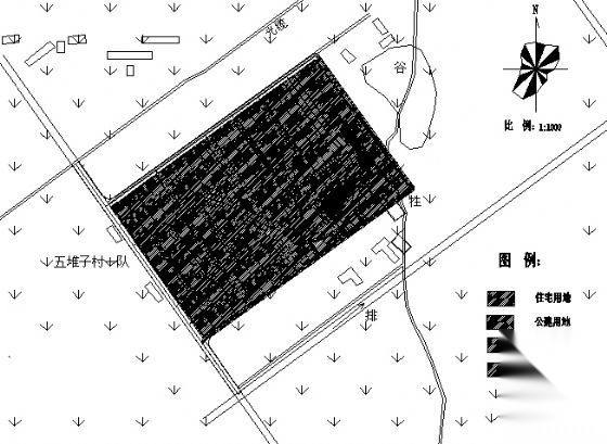 [宁夏]某村新农村建设规划方案cad施工图下载【ID:166827161】