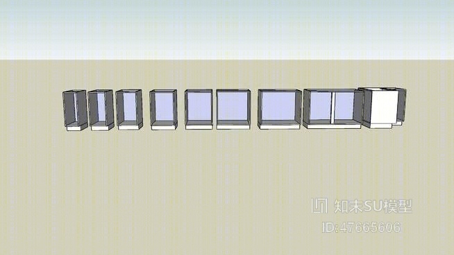 窗户组合SU模型下载【ID:47665606】