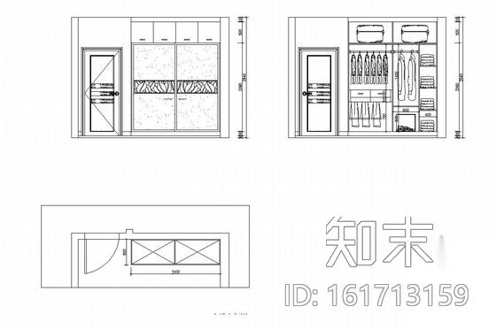 [江西]托斯卡纳花园小区田园风格三居室复式装修图（含效...cad施工图下载【ID:161713159】