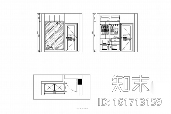 [江西]托斯卡纳花园小区田园风格三居室复式装修图（含效...cad施工图下载【ID:161713159】