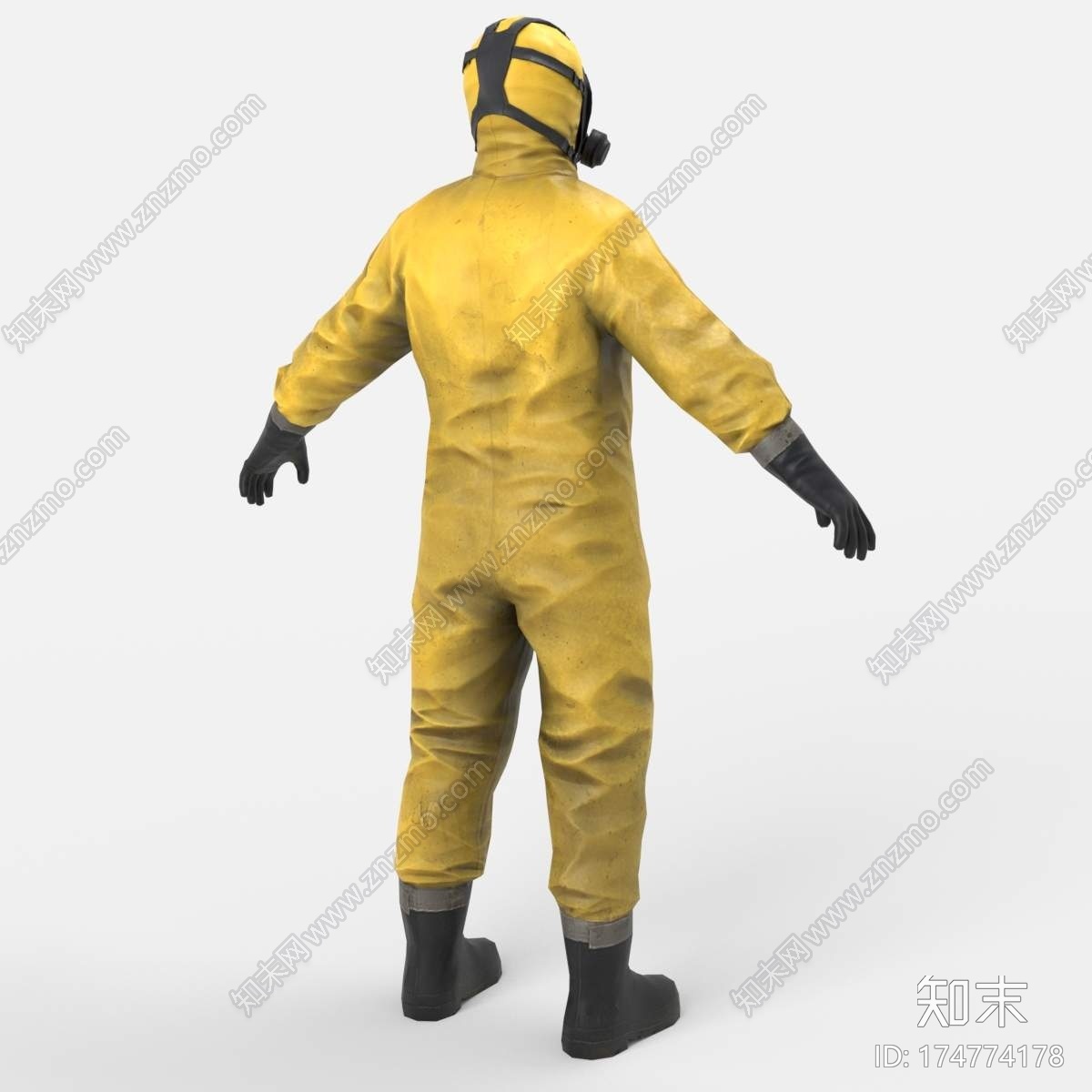 来自分裂细胞黑名单3D的ChemsuitCG模型下载【ID:174774178】