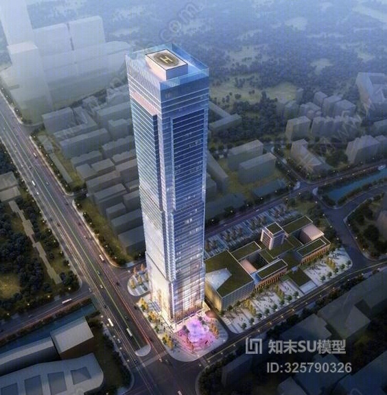 金融大厦SU模型下载【ID:325790326】