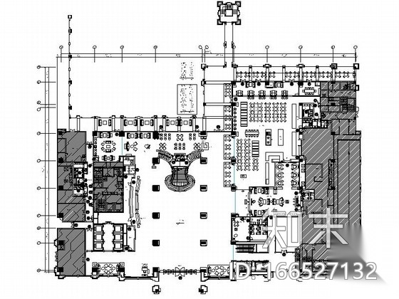 [深圳]荣获全国建筑工程装饰奖豪华五星级酒店室内装修...cad施工图下载【ID:166527132】