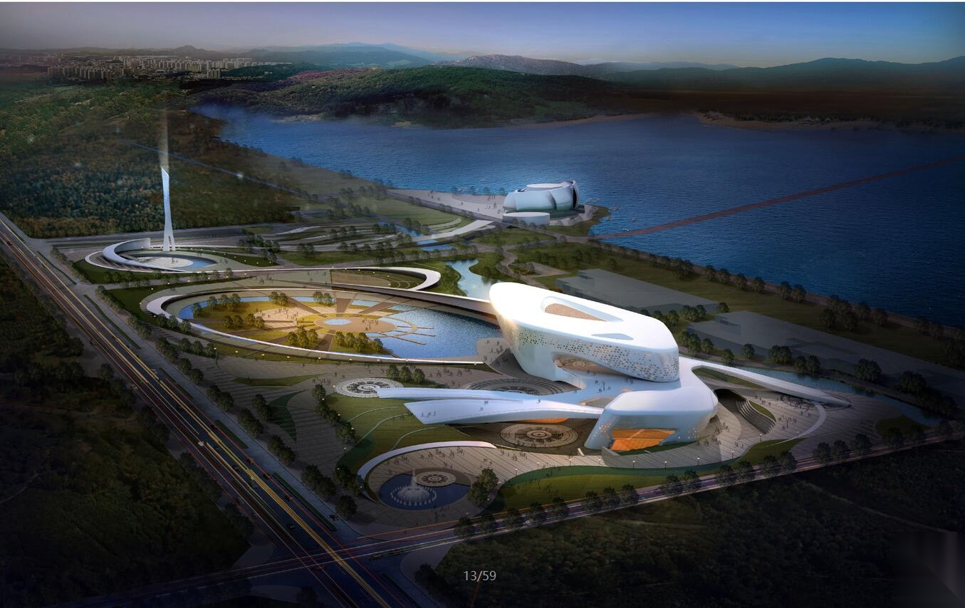 [江苏]某市文体活动中心方案设计文本（CAD+文本+动画...施工图下载【ID:165146112】