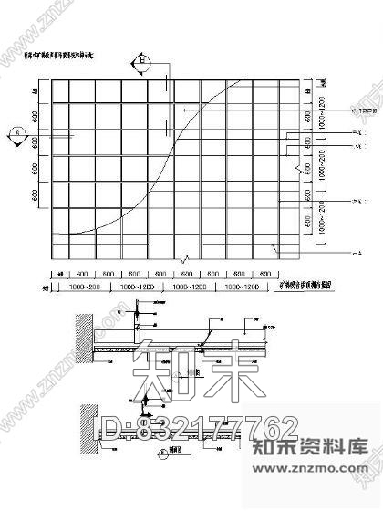 图块/节点矿棉吸音板吊装详图施工图下载【ID:832177762】