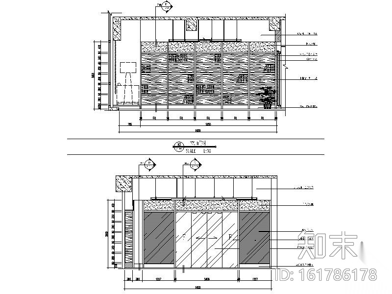 某集团总部办公空间装修施工图施工图下载【ID:161786178】