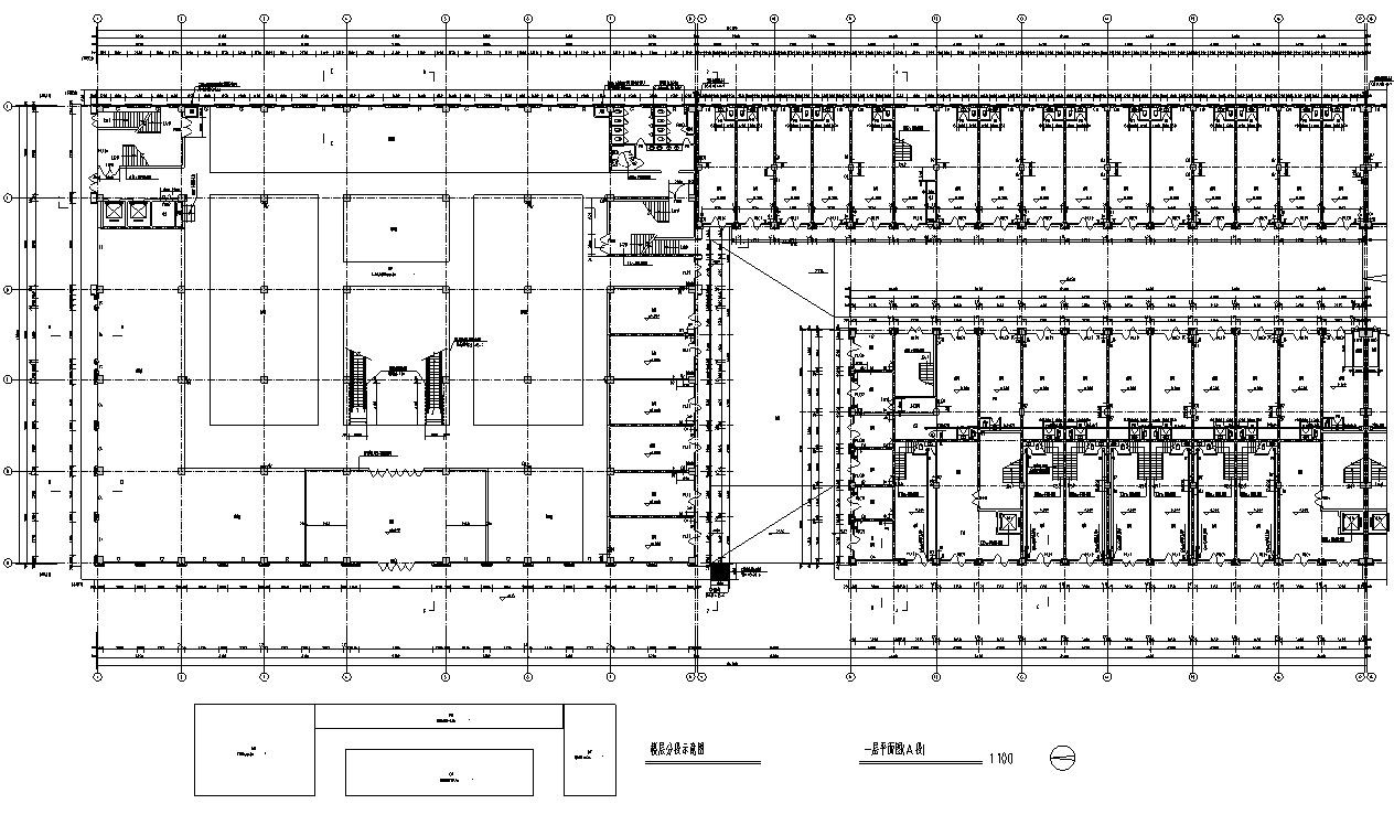 [宁夏]三层伊斯兰风格框架结构商业广场建筑施工图（含效...cad施工图下载【ID:151454134】