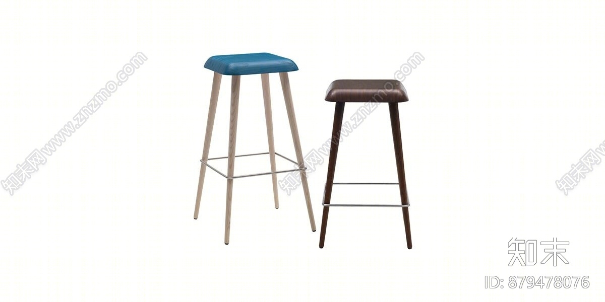 Cappellini现代吧凳3D模型下载【ID:879478076】