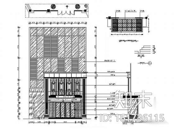 精品豪华欧式风格售楼部室内装修施工图（含效果）cad施工图下载【ID:161736115】