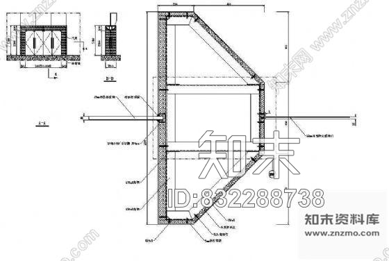 图块/节点地弹门节点图cad施工图下载【ID:832288738】