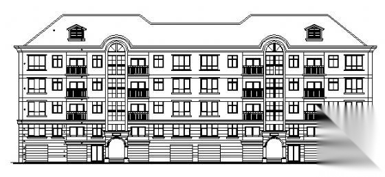 某小区2、3号住宅楼建筑方案图纸cad施工图下载【ID:149849121】