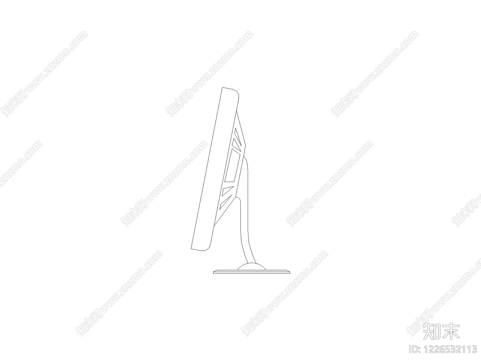 现代桌子CAD图纸