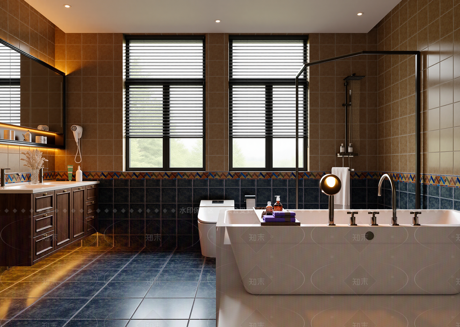 美式卫生间3D模型下载【ID:1214574734】