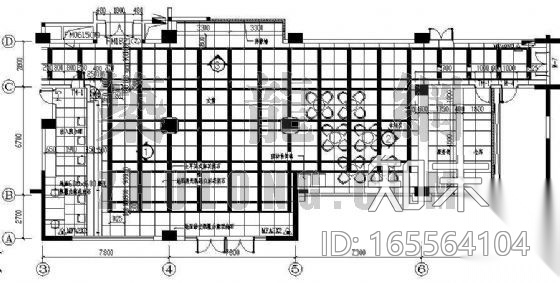 某医院大堂装修图cad施工图下载【ID:165564104】