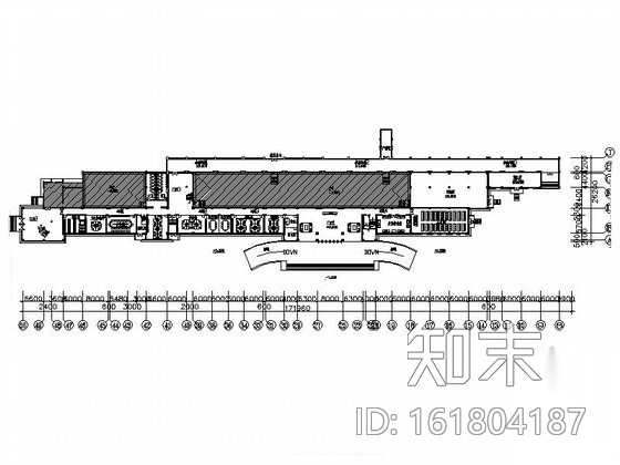 [荆州]某办公楼室内装饰设计方案cad施工图下载【ID:161804187】