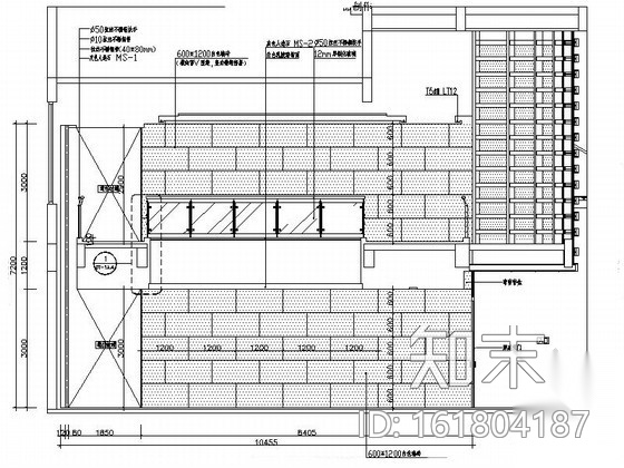 [荆州]某办公楼室内装饰设计方案cad施工图下载【ID:161804187】