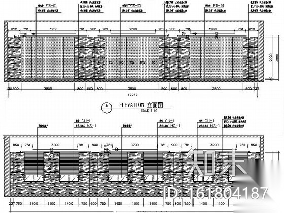 [荆州]某办公楼室内装饰设计方案cad施工图下载【ID:161804187】