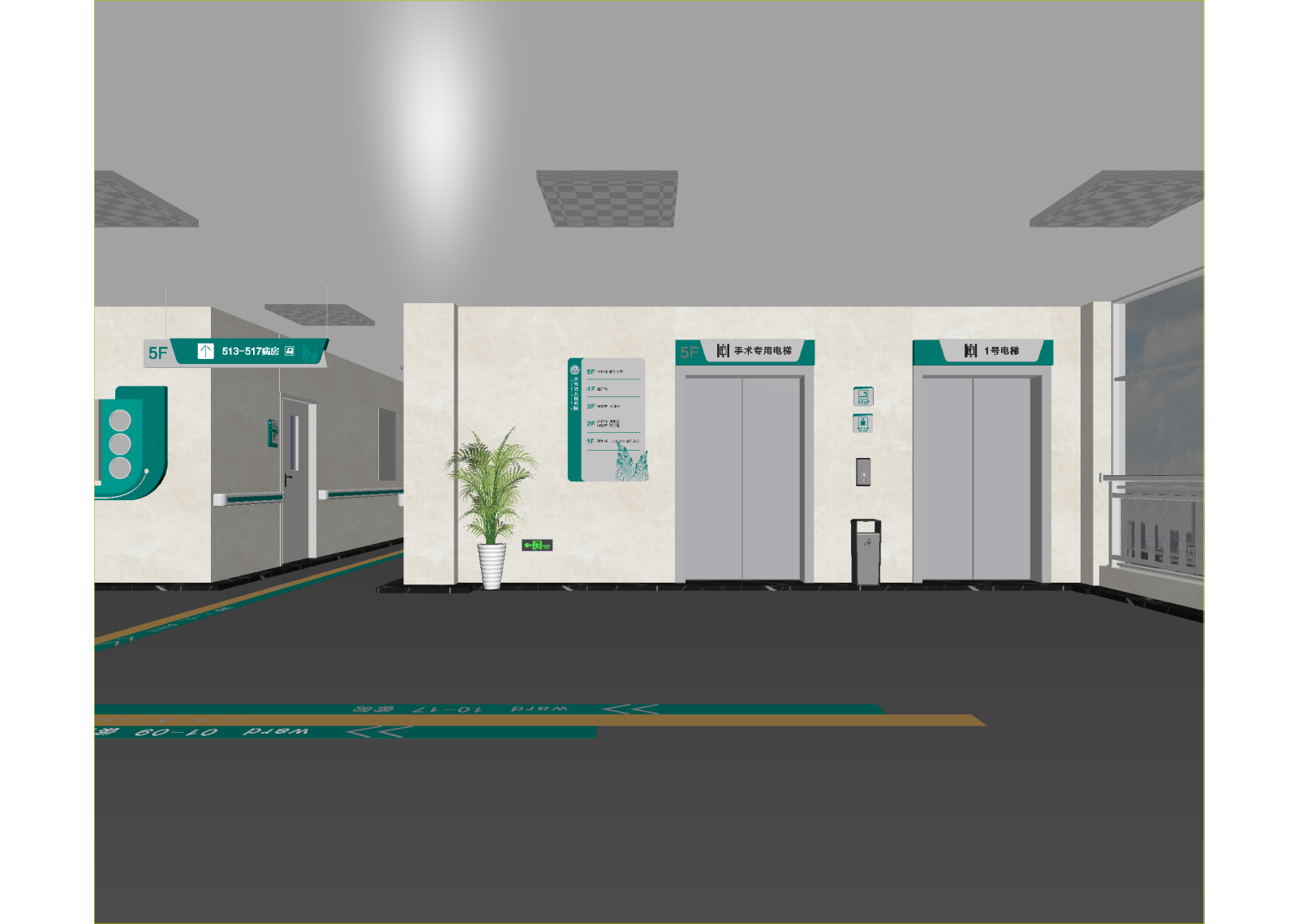 现代大厅3D模型下载【ID:1214590601】