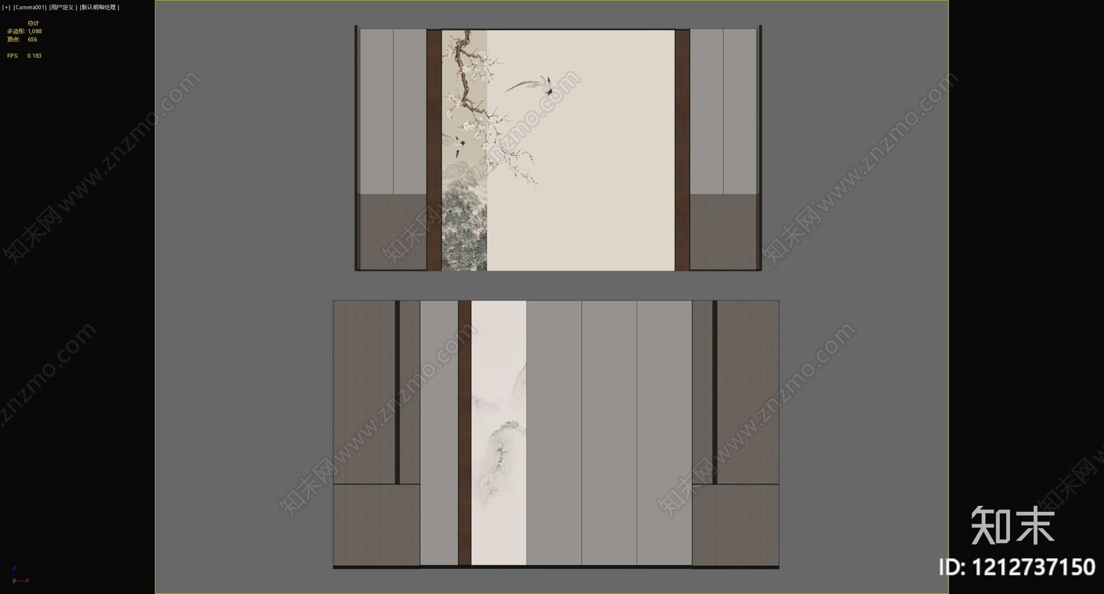 水墨画贴图下载【ID:1212737150】