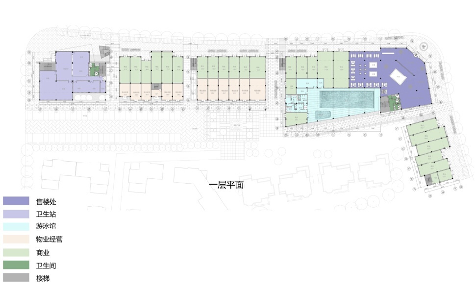 [浙江]万科现代风格综合性商业建筑设计方案文本cad施工图下载【ID:151641193】