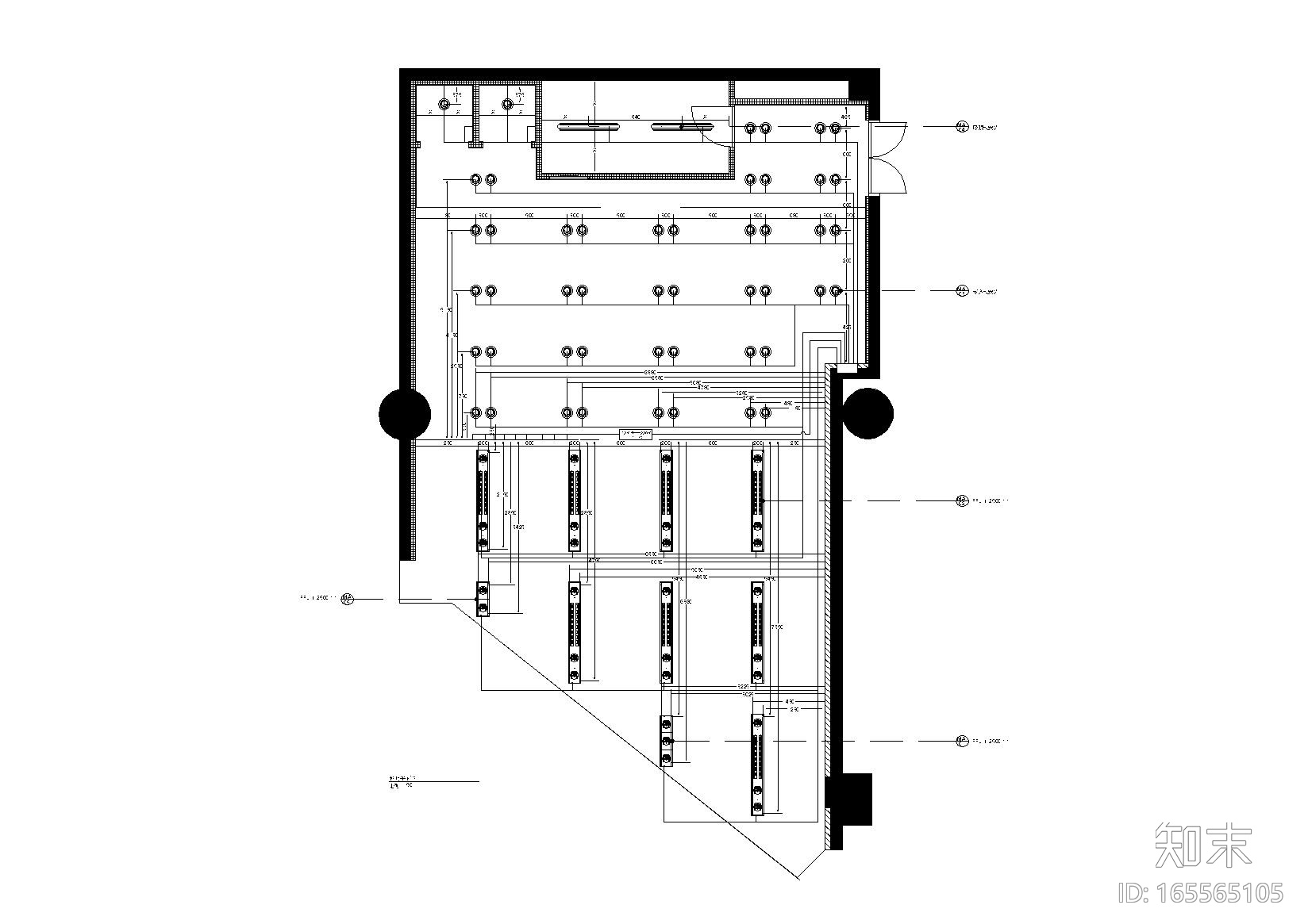 [石家庄]G-STAR RAW北国购物中心店施工图cad施工图下载【ID:165565105】